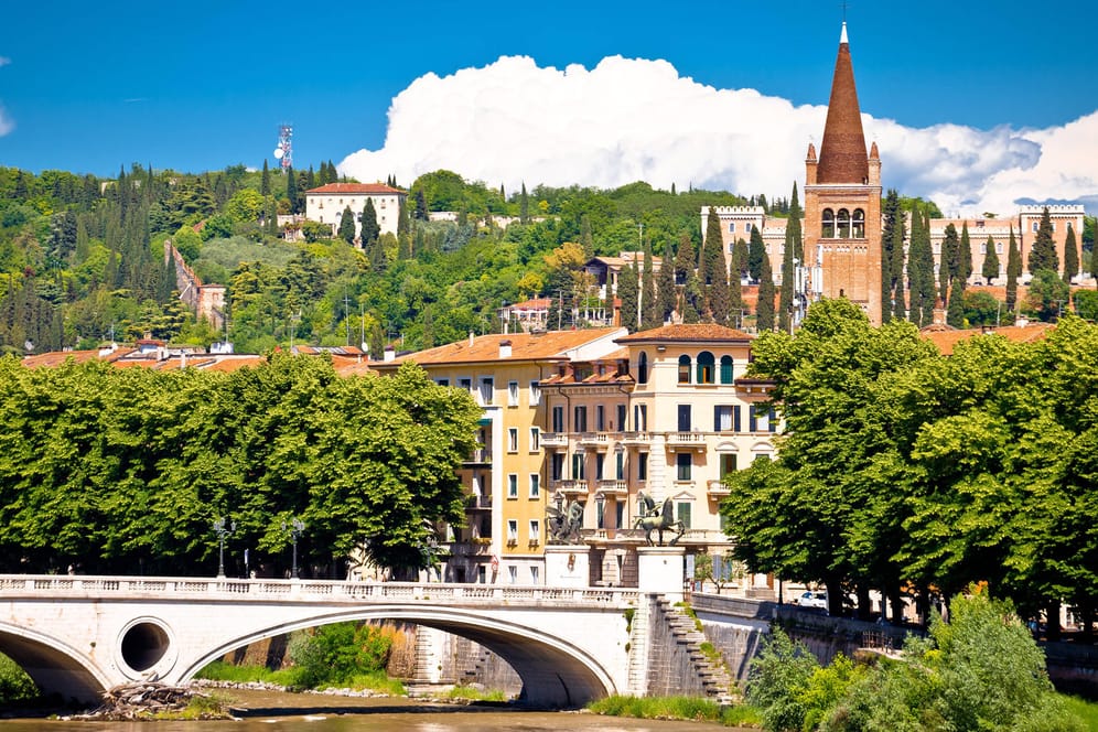 Die Stadt Verona rationiert aufgrund einer Dürre das Trinkwasser. (Symbolfoto)