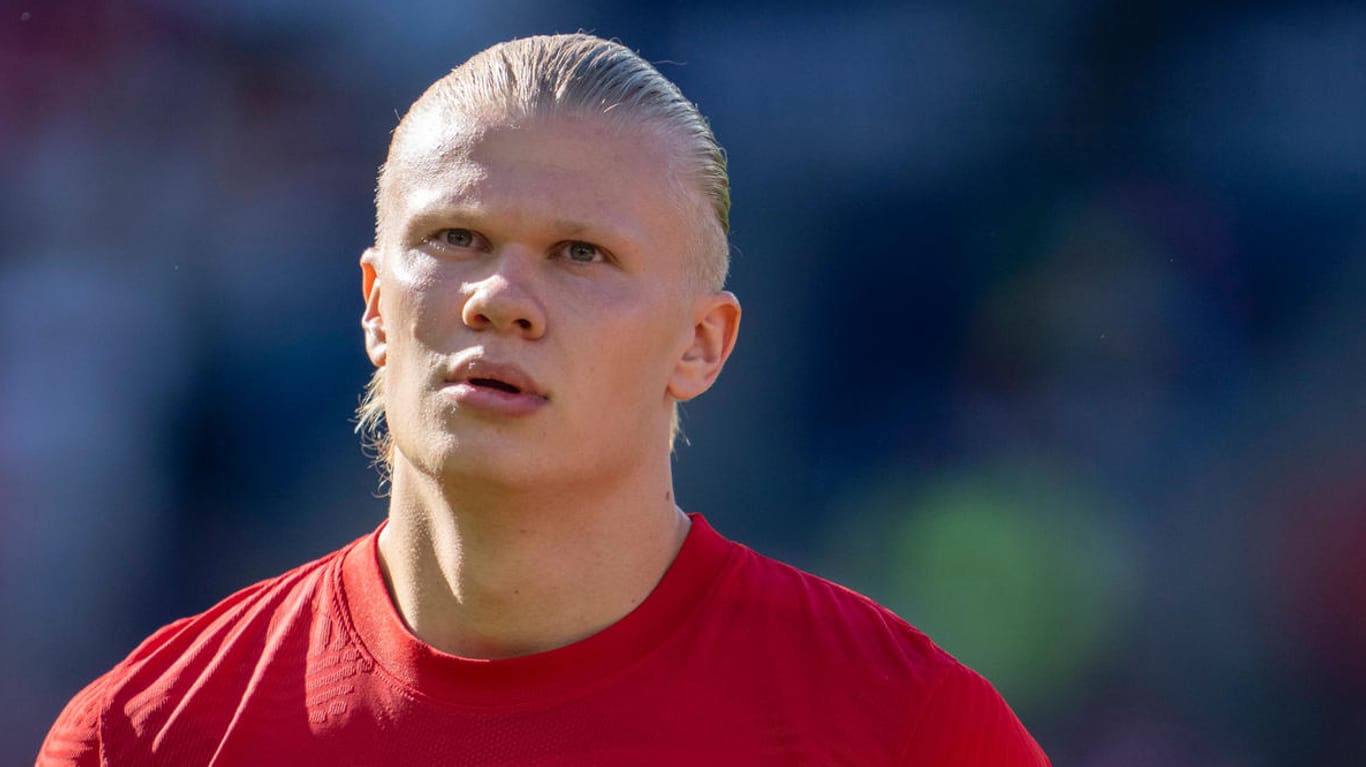 Erling Haaland: Der Norweger wechselte diesen Sommer vom BVB zu Manchester City.