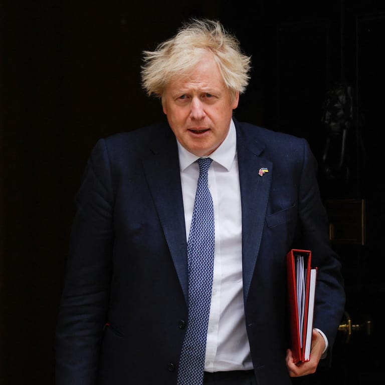 Boris Johnson: Der Premierminister verlässt die 10 Downing Street – seinen Sitz im Londoner Viertel Westminster.
