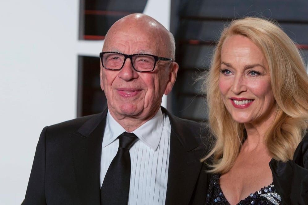 Rupert Murdoch und Jerry Hall: Seit 2015 waren der Medienmogul und das Model ein Paar.