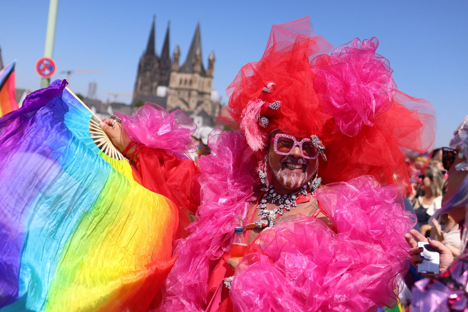 Christopher Street Day (CSD) Gay Pride parade in Cologne