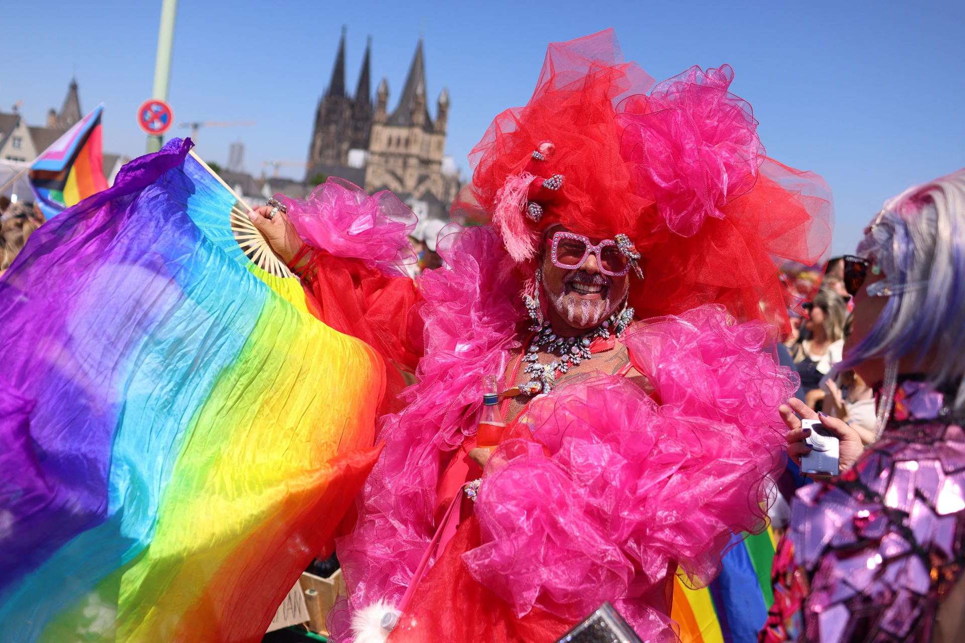 Christopher Street Day (CSD) Gay Pride parade in Cologne