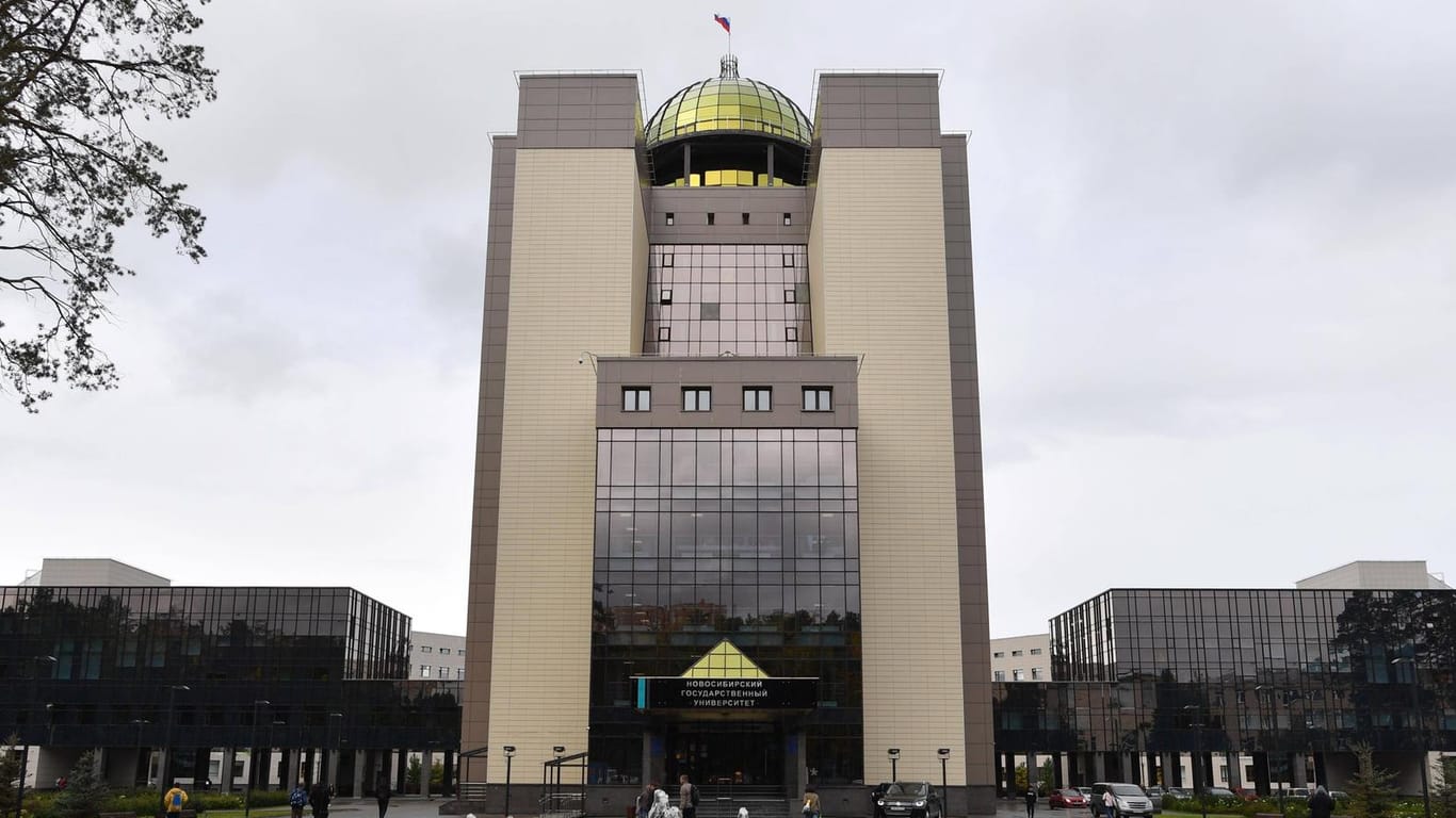 Hauptgebäude der staatlichen Universität Nowosibirsk: Hier forschte der verstorbene Dmitri Kolker.