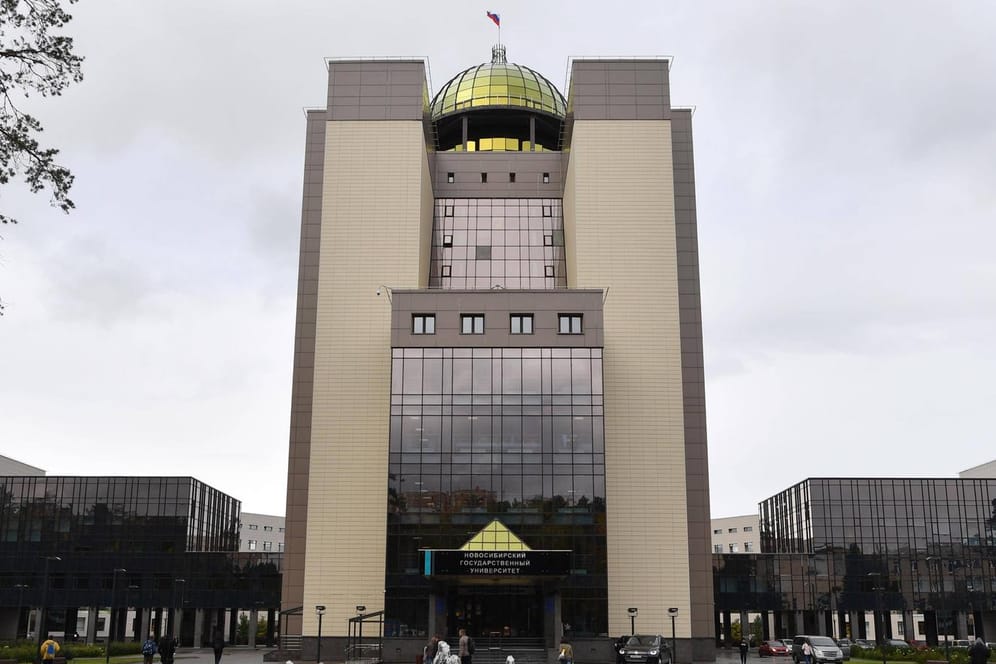 Hauptgebäude der staatlichen Universität Nowosibirsk: Hier forschte der verstorbene Dmitri Kolker.