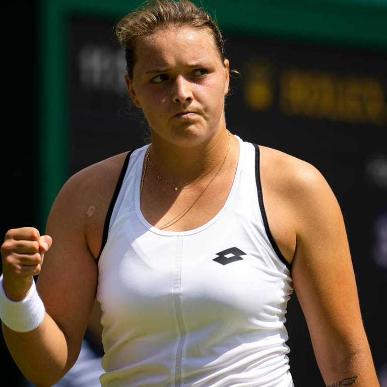 Jule Niemeier: Die 22-Jährige trifft im Viertelfinale von Wimbledon auf ihre Landsfrau Tatjana Maria.