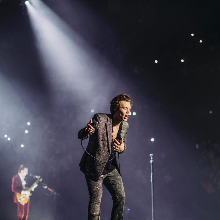 Harry Styles: Hier bei einem Konzert im März 2018 in Paris