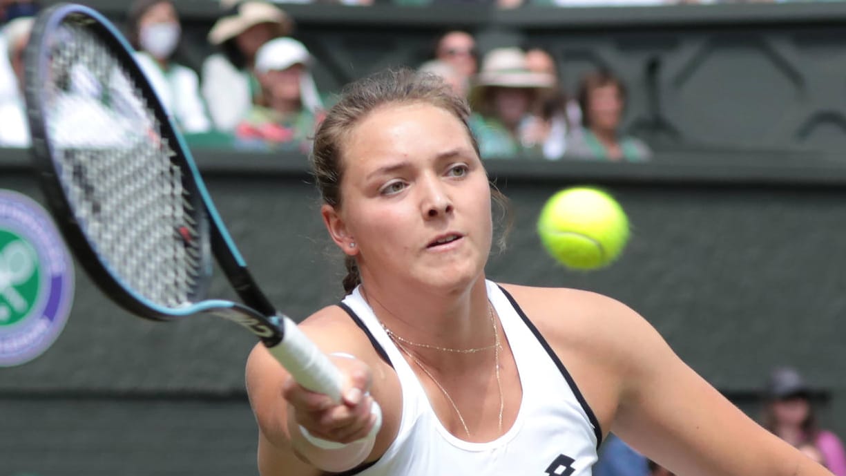 Jule Niemeier: Die Deutsche steht im Viertelfinale von Wimbledon.