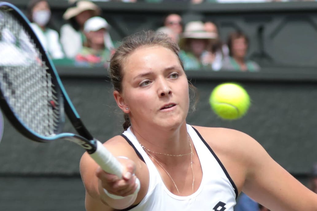 Jule Niemeier: Die Deutsche steht im Viertelfinale von Wimbledon.