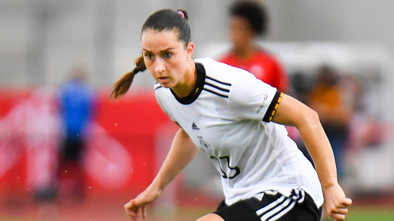 Sara Däbritz: Die deutsche Nationalspielerin ist seit 2013 im A-Kader der DFB-Frauen.