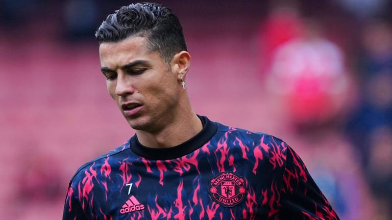 Cristiano Ronaldo: Der Portugiese fehlt aktuell im Training bei Manchester United.