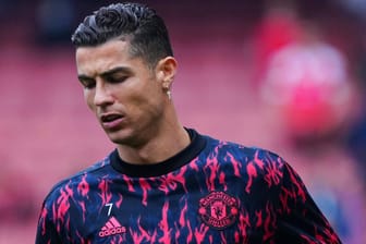 Cristiano Ronaldo: Der Portugiese fehlt aktuell im Training bei Manchester United.
