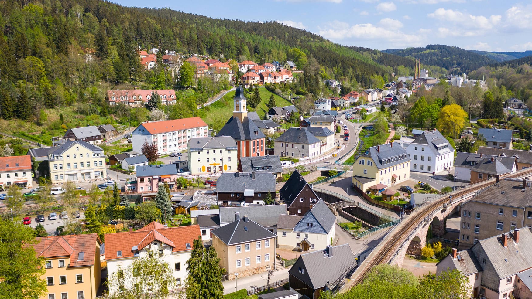 Dippoldiswalde: Die Stadt mit circa 14.000 Einwohnern liegt im Osterzgebirge etwa 20 Kilometer von Dresden entfernt.