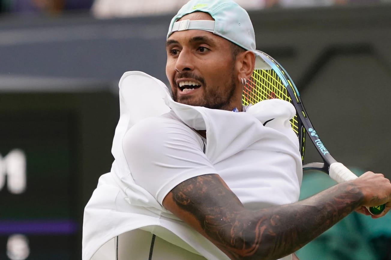 Nick Kyrgios: Der Australier steht im Viertelfinale.