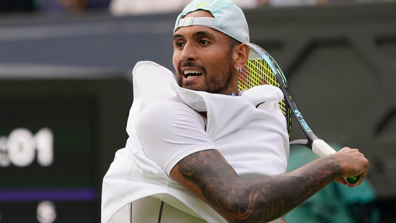 Nick Kyrgios: Der Australier steht im Viertelfinale.