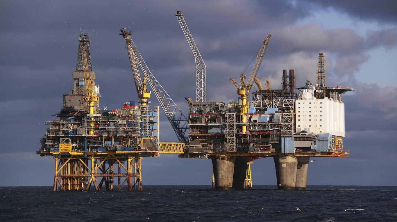 Öl- und Gasplattform im norwegischen Oseberg: Der Streik hat die Gaspreise weiter steigen lassen.