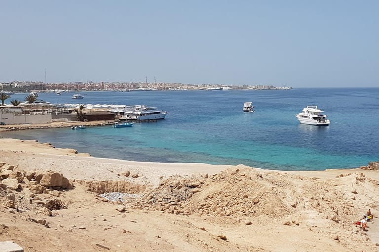 Badestrand von Hurghada (Archiv): Der Strand wurde vorübergehend geschlossen.