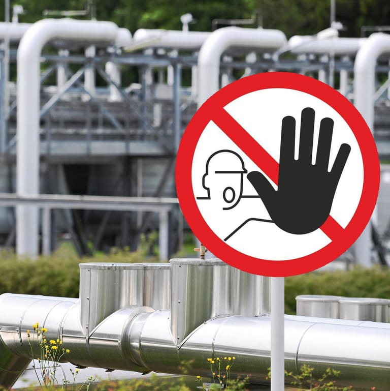Ein Gasspeicher nahe Landshut: Als Übergangstechnologie spielt Erdgas eine wichtige Rolle. Ob das Investitionen in neue Gasinfrastruktur rechtfertigt ist ebenso umstritten, wie die Umweltbilanz von Gas.
