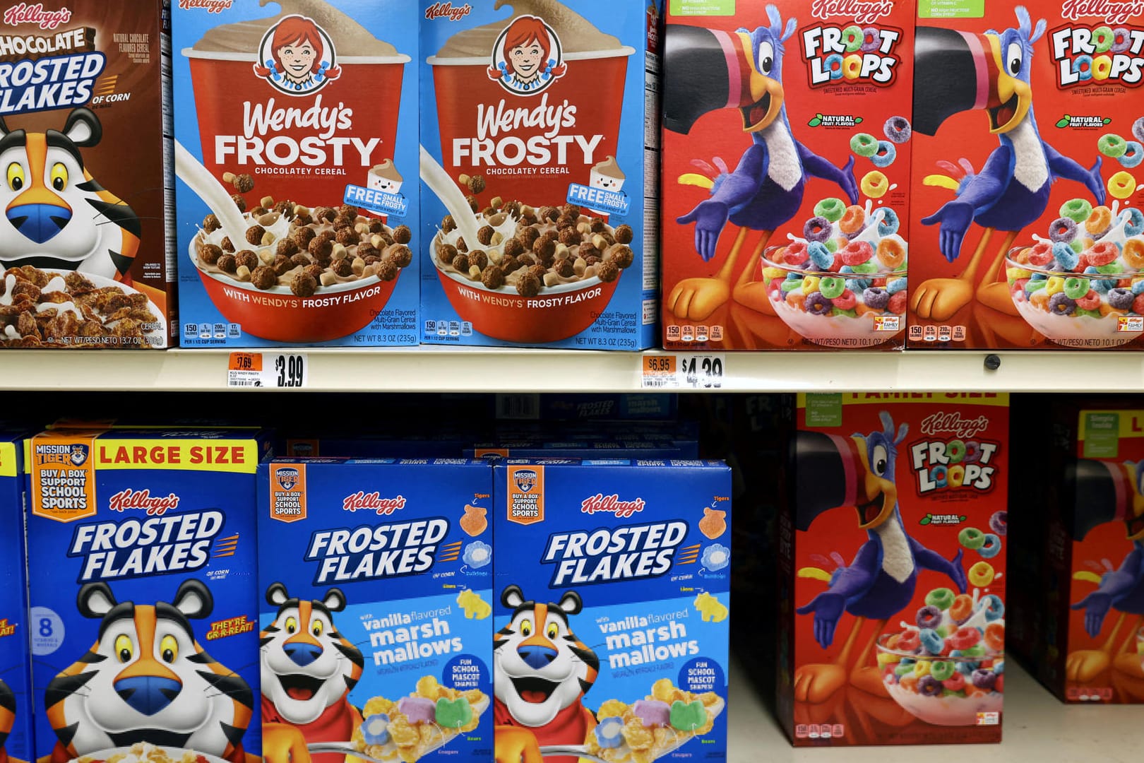 Als ungesund eingestuft: Kellogg's ist eines der weltweit größten Unternehmen für Getreideprodukte, speziell Frühstücksflocken.