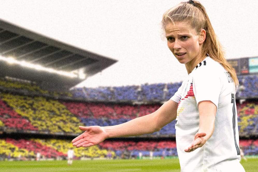 Tabea Waßmuth: Die Nationalspielerin wünscht sich häufiger solche Kulissen wie im Camp Nou.