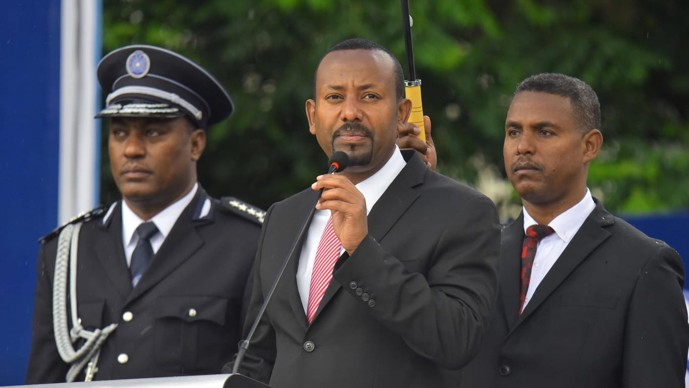 Äthiopiens Premierminister Abiy Ahmed: Er sprach von einem "Massaker".