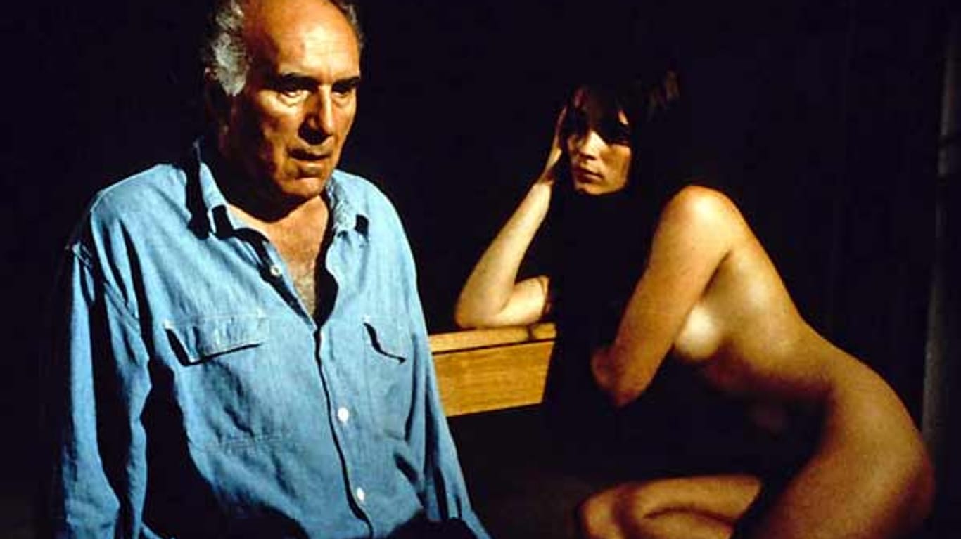 Michel Piccoli und Emmanuelle Béart im Film "Die schöne Querulantin".