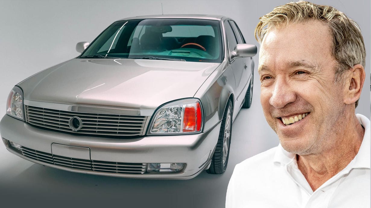 Bieder nur auf den ersten Blick: US-Serienstar Tim Allen hat aus dem Cadillac DeVille mehr herausholen lassen, als die äußere Hülle verrät.