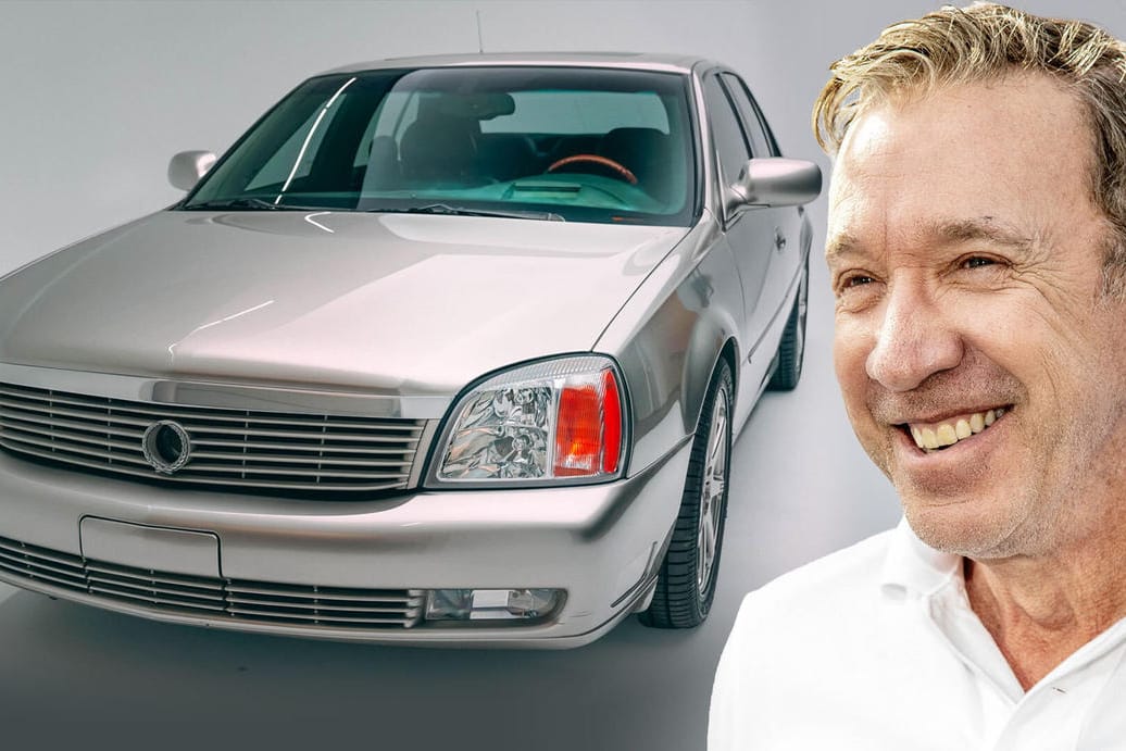 Bieder nur auf den ersten Blick: US-Serienstar Tim Allen hat aus dem Cadillac DeVille mehr herausholen lassen, als die äußere Hülle verrät.