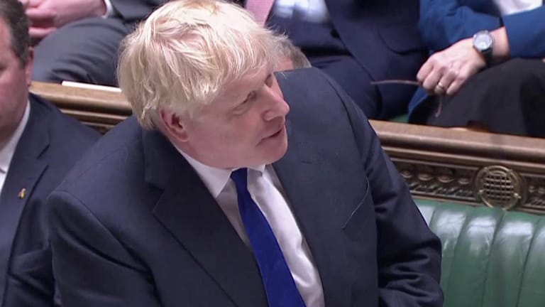 Boris Johnson: Der britische Premierminister stellt sich der traditionellen Befragung im Parlament.