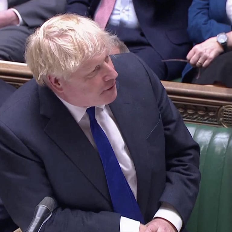 Boris Johnson: Der britische Premierminister stellt sich der traditionellen Befragung im Parlament.