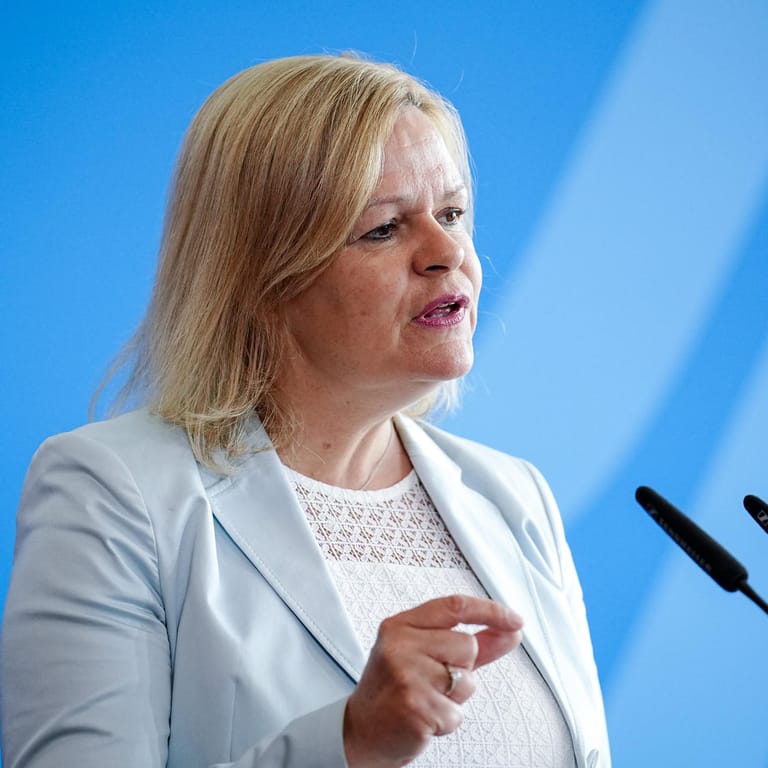 Nancy Faeser (SPD): Die Bundesregierung wolle Migration und Integration fortan "aktiv gestalten", erklärt die Innenministerin.