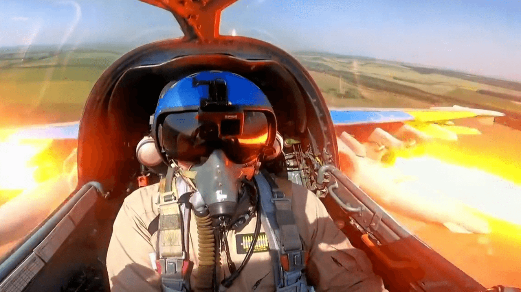 Pilot filmt Kampfeinsatz in Ukraine