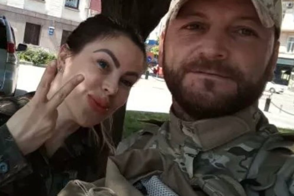 Thalita do Valle und ihr Begleiter Douglas Burigo: Die zwei Brasilianer kämpften freiwillig in der Ukraine gegen die russische Armee.