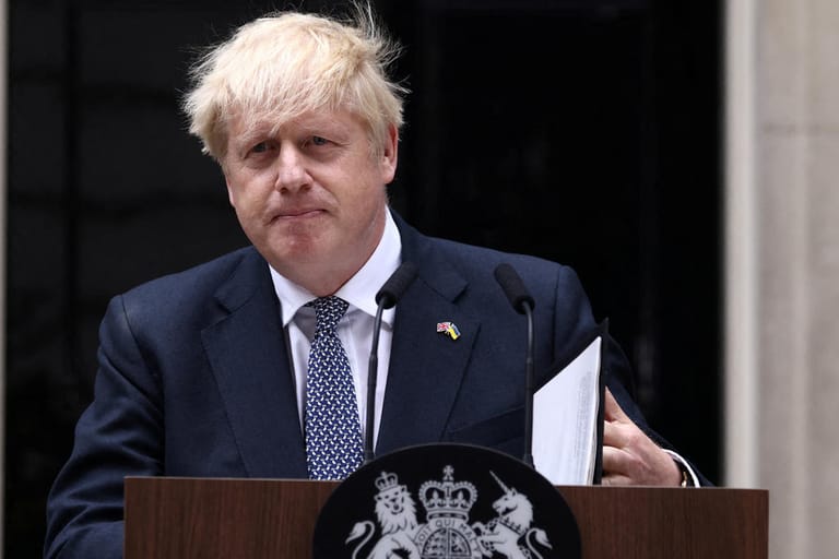 Boris Johnson gibt seinen Rückzug bekannt: Der britische Premierminister will sein Amt abgeben.