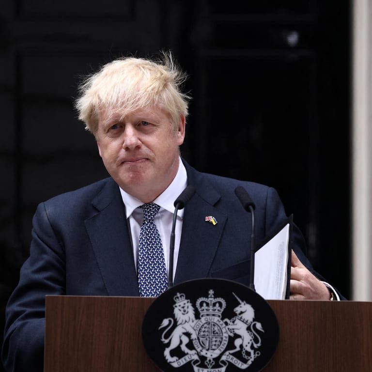 Boris Johnson gibt seinen Rückzug bekannt: Der britische Premierminister will sein Amt abgeben.