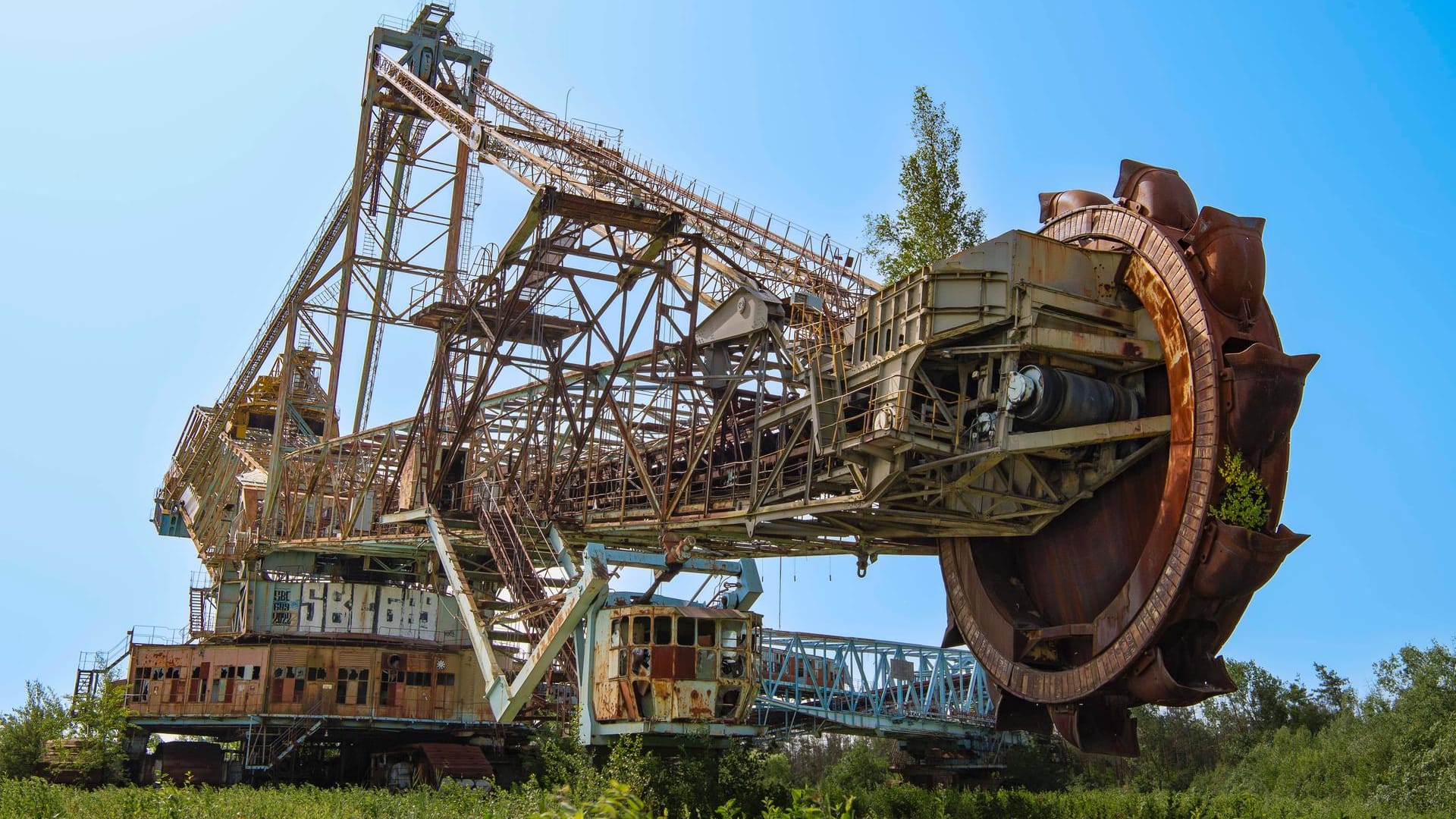 Bagger 1473: Die riesige Maschine steht mittlerweile unter Denkmalschutz.