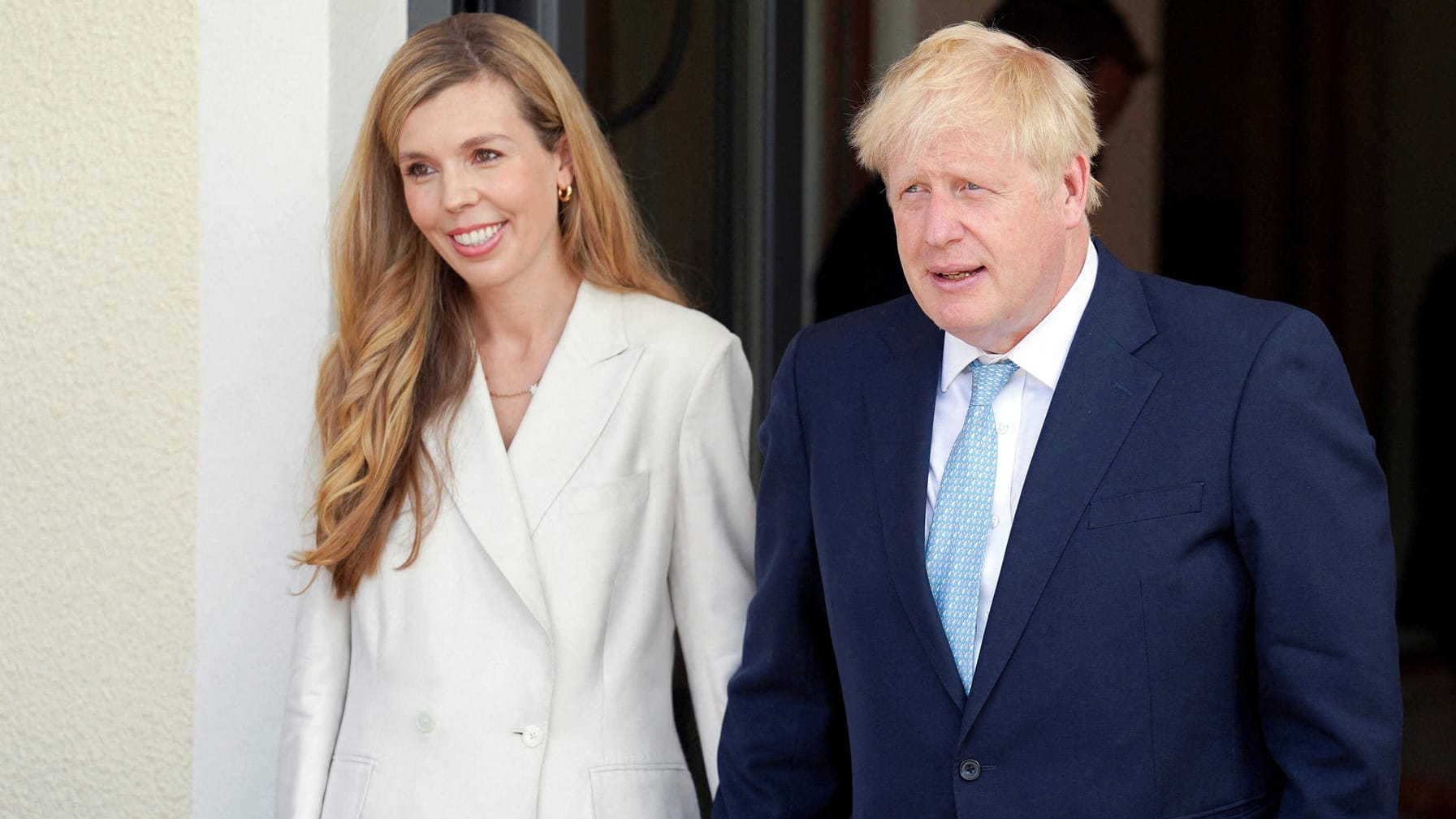 Premier Boris Johnson und seine Frau Carrie: Im Juli wollen sie auf dem Landsitz des Premiers ihre Hochzeit feiern.