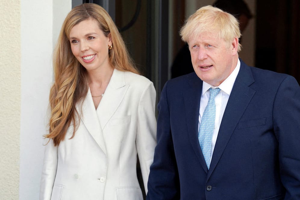 Premier Boris Johnson und seine Frau Carrie: Im Juli wollen sie auf dem Landsitz des Premiers ihre Hochzeit feiern.