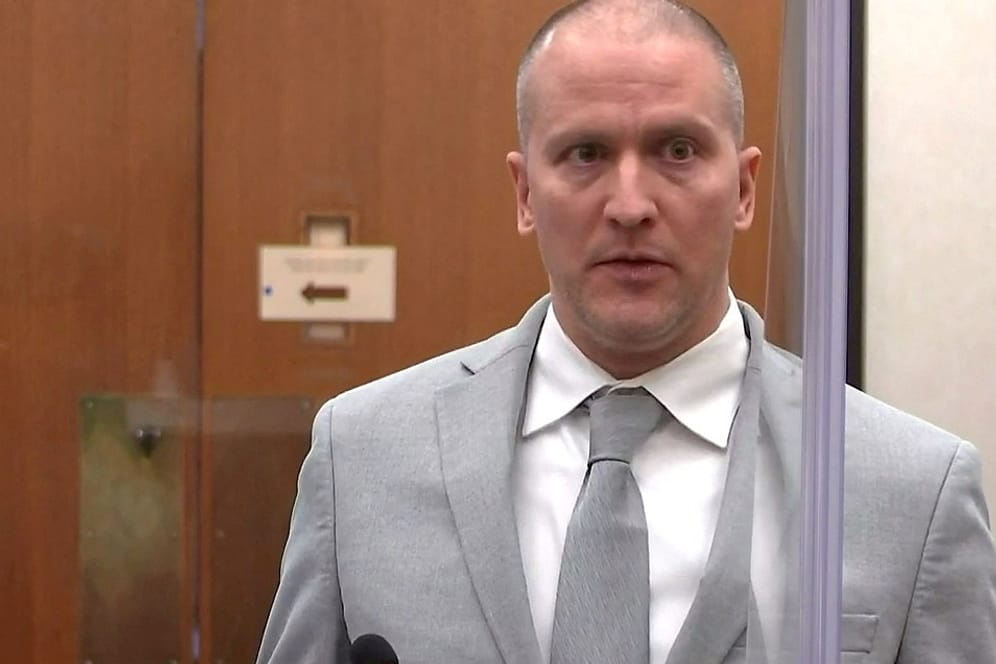 Ehemaliger Polizist Derek Chauvin im Gerichtssaal: Er wurde erneut verurteilt.