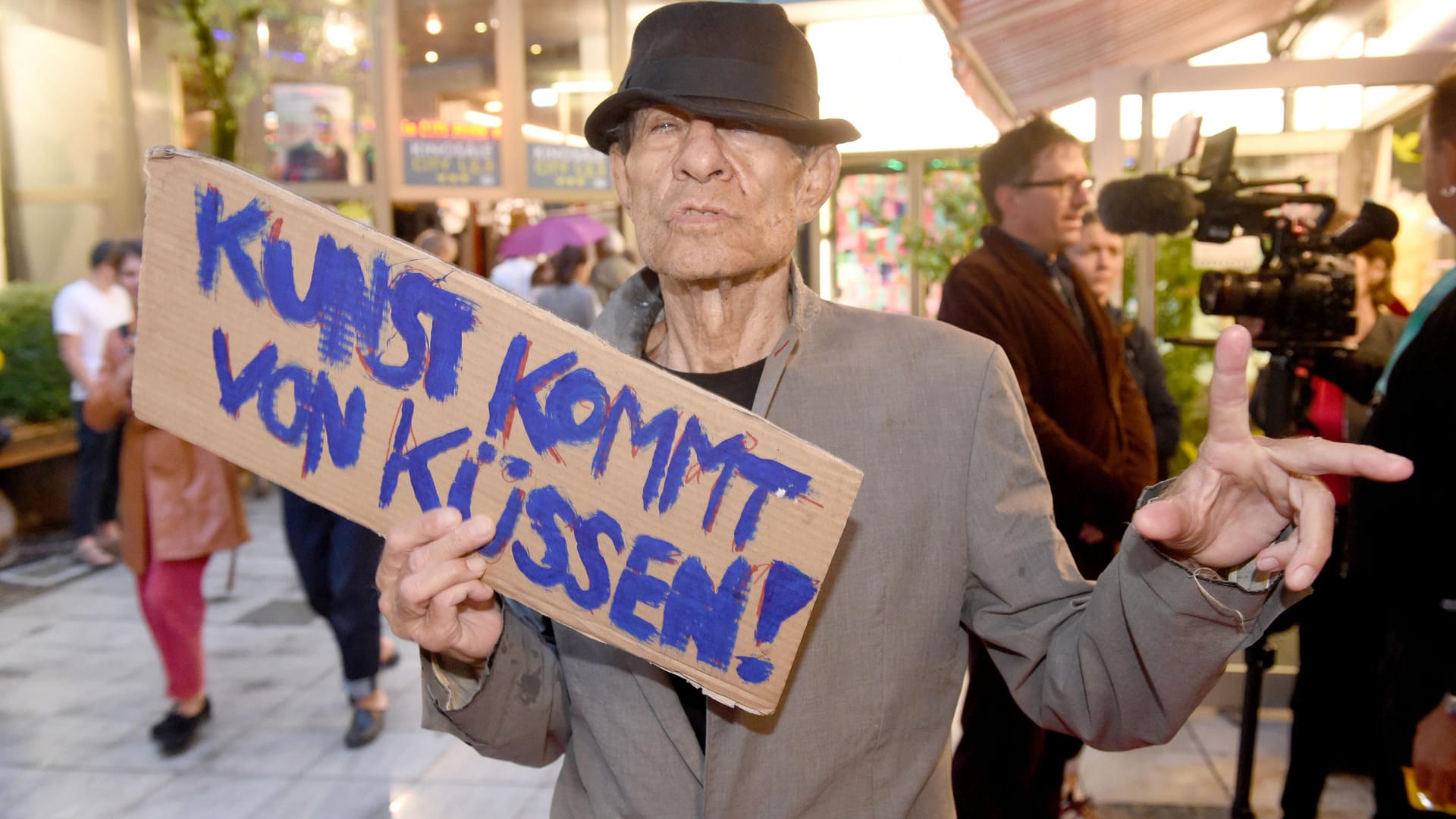 Klaus Lemke Ende Juni 2022 beim Filmfest München.