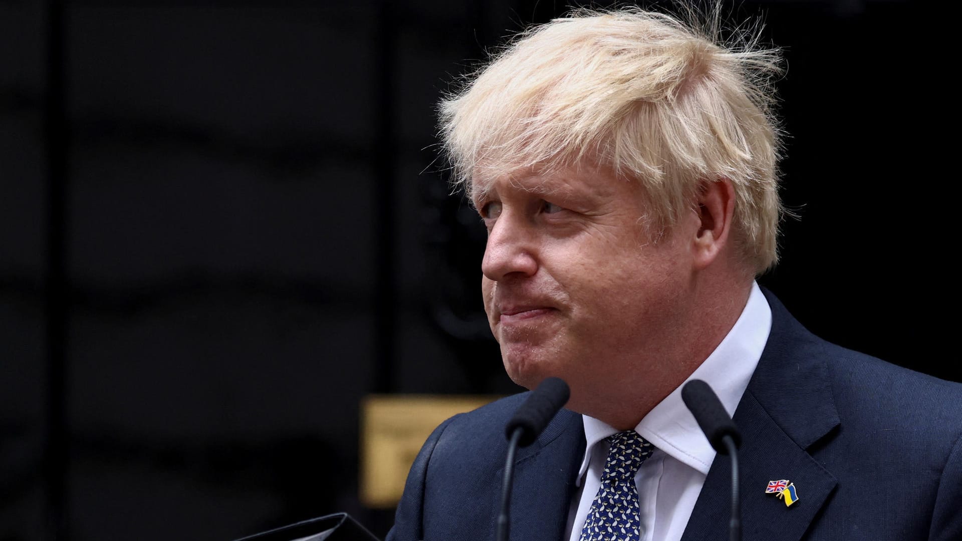 Boris Johnson am Donnerstag: Er will zurücktreten – wann, ließ er offen.