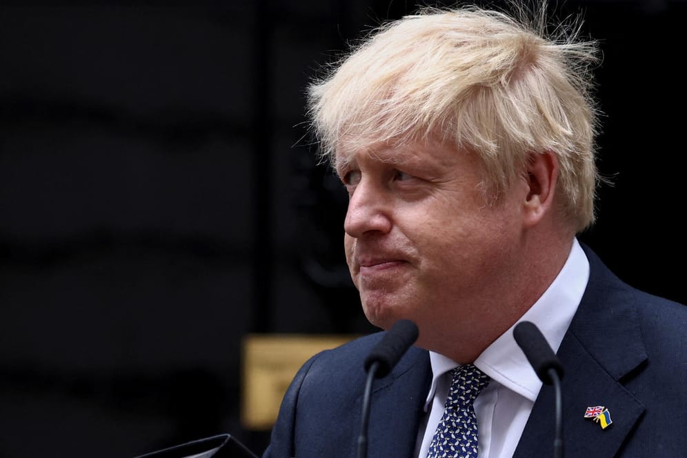 Boris Johnson am Donnerstag: Er will zurücktreten – wann, ließ er offen.