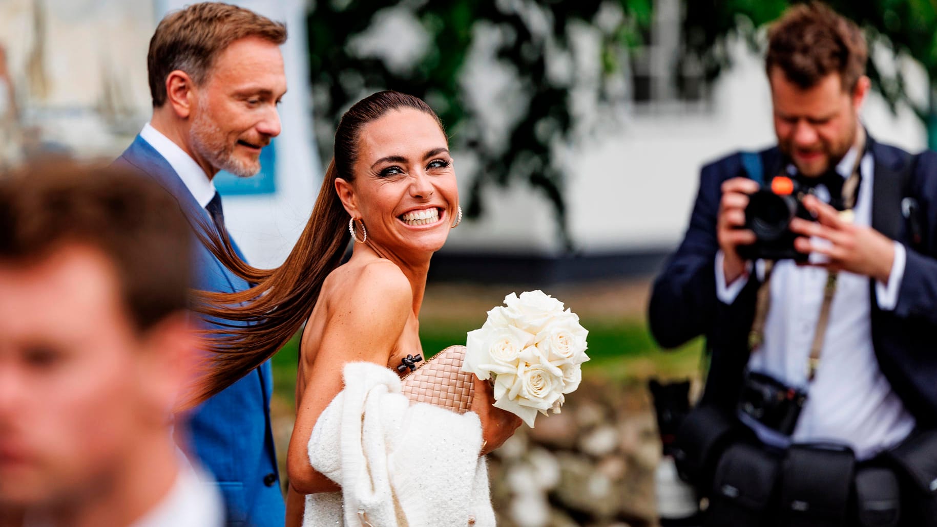 Christian Lindner und Franca Lehfeldt: Die beiden haben am Donnerstag auf Sylt standesamtlich geheiratet.