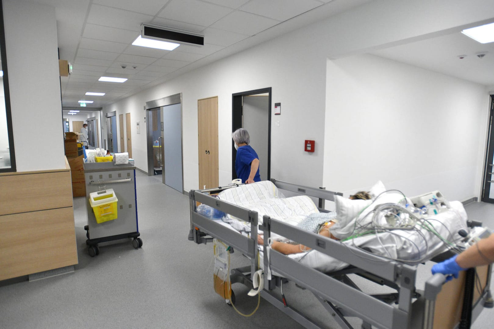 Die Intensivstation der Völklinger SHG-Klinik (Symbolbild): In Deutschland werden die Betten wieder knapp.