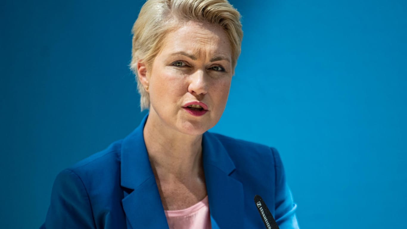 Mecklenburg-Vorpommerns Ministerpräsidentin Manuela Schwesig (SPD): Sie brachte die Klimastiftung des Landes auf den Weg, die Aufträge für Nord Stream 2 abwickelte.