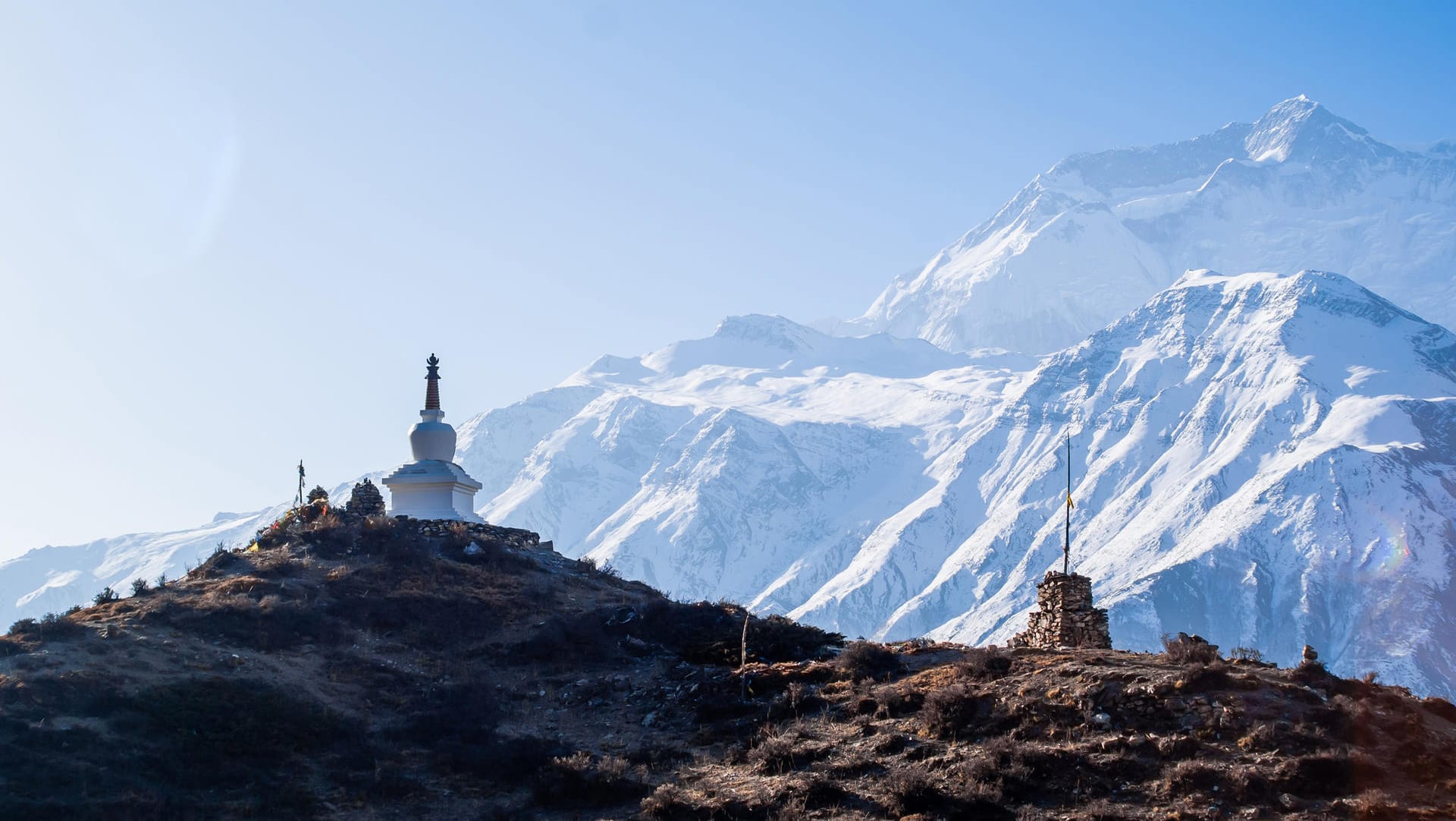 Ein Gletscher am Annapurna-Massiv (Symbolbild): 80 Prozent aller tibetischen Gletscher befinden sich schon auf dem Rückzug.