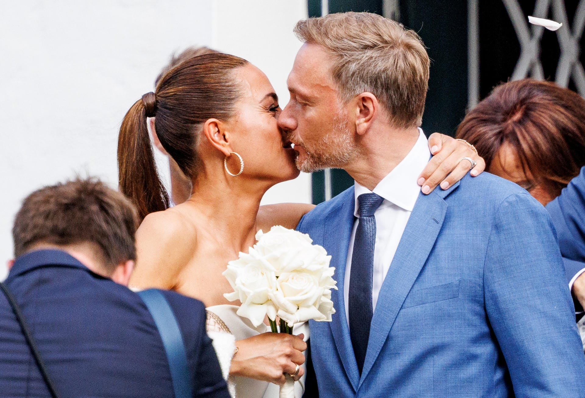 Franca Lehfeldt und Christian Lindner: Sie haben sich jetzt auch kirchlich getraut.