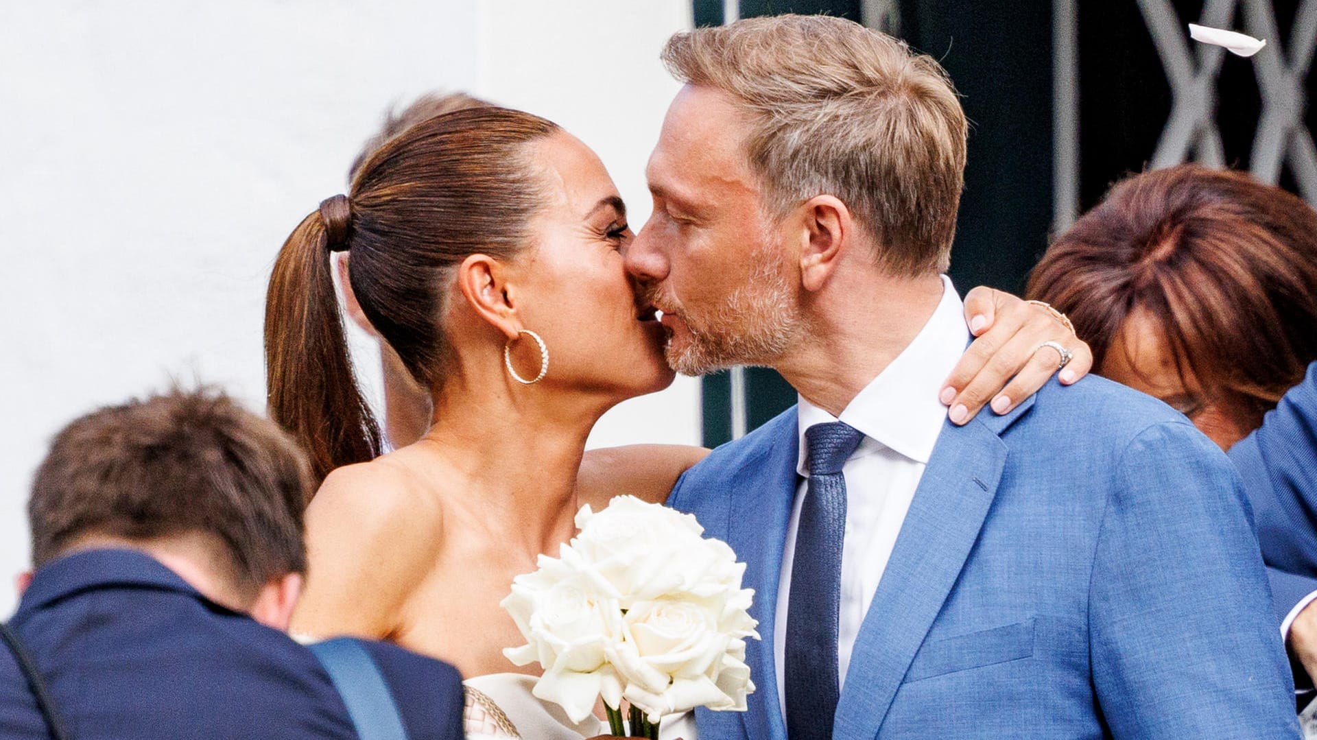 Franca Lehfeldt und Christian Lindner: Sie haben sich jetzt auch kirchlich getraut.