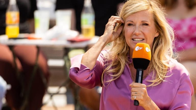 Andrea Kiewel: Sie moderiert den "ZDF-Fernsehgarten".