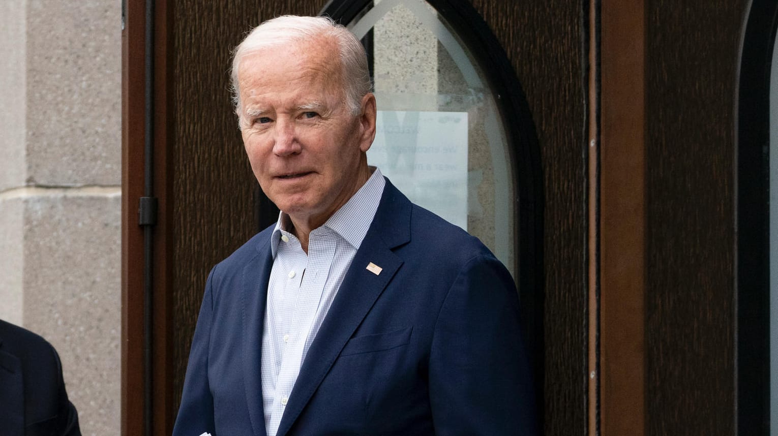 Joe Biden, US-Präsident, verlässt die römisch-katholische Kirche St. Edmund in Rehoboth Beach: Er will wohl erneut zur Wahl antreten.