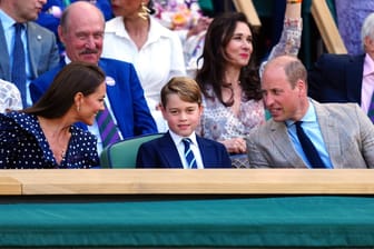 Die Royals in Wimbledon: Prinz George begleitete seine Eltern zum Herrenfinale.